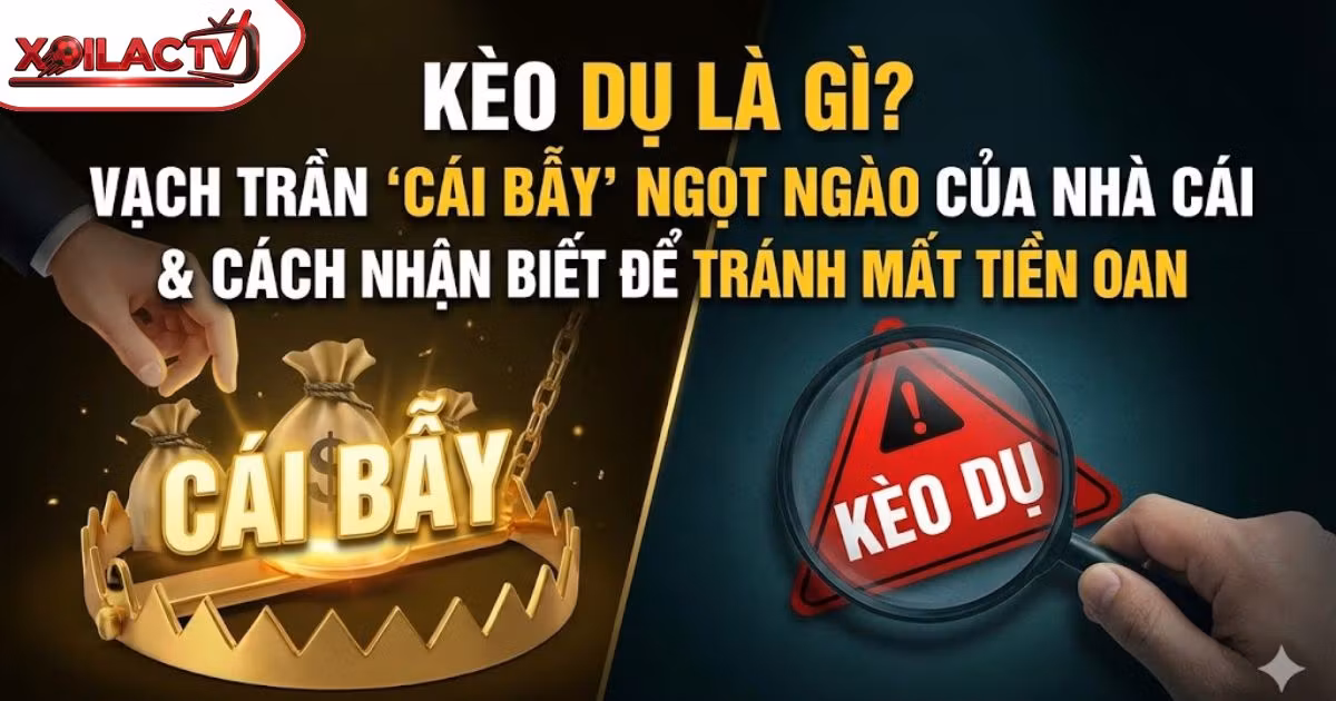 Kèo Dụ Là Gì? Vạch Trần “Cái Bẫy” Ngọt Ngào Của Nhà Cái